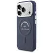 Karl Lagerfeld Embossed Open Ring RSG Logo MagSafe iPhone 18 Pro / 17 Pro (KLHMP18LPSKRSGEB) tok, kék