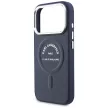 Karl Lagerfeld Embossed Open Ring RSG Logo MagSafe iPhone 18 Pro Max / 17 Pro Max (KLHMP18XPSKRSGEB) tok, kék