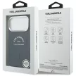 Karl Lagerfeld Embossed Open Ring RSG Logo MagSafe iPhone 18 Pro Max / 17 Pro Max (KLHMP18XPSKRSGEB) tok, kék