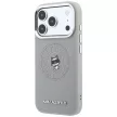 Karl Lagerfeld Point & Choupette Sketch MagSafe iPhone 18 Pro / 17 Pro (KLHMP18L6PCCPRG) tok, szürke