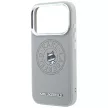 Karl Lagerfeld Point & Choupette Sketch MagSafe iPhone 18 Pro / 17 Pro (KLHMP18L6PCCPRG) tok, szürke