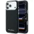 Karl Lagerfeld Grained Allover Logo Metal Elongated MagSafe iPhone 18 Pro / 17 Pro (KLHMP18LPSKLFOFK) tok, fekete