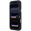 Karl Lagerfeld Grained Allover Logo Metal Elongated MagSafe iPhone 18 Pro / 17 Pro (KLHMP18LPSKLFOFK) tok, fekete