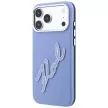 Karl Lagerfeld Smooth Big Resin Signature Logo iPhone 18 Pro / 17 Pro (KLHCP18L6PFCKSRB) tok, kék