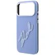 Karl Lagerfeld Smooth Big Resin Signature Logo iPhone 18 Pro / 17 Pro (KLHCP18L6PFCKSRB) tok, kék