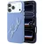 Karl Lagerfeld Smooth Big Resin Signature Logo iPhone 18 Pro Max / 17 Pro Max (KLHCP18X6PFCKSRB) tok, kék