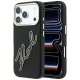 Karl Lagerfeld Smooth Big Resin Signature Logo iPhone 18 Pro / 17 Pro (KLHCP18L6PFCKSRK) tok, fekete