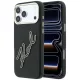 Karl Lagerfeld Smooth Big Resin Signature Logo iPhone 18 Pro Max / 17 Pro Max (KLHCP18X6PFCKSRK) tok, fekete