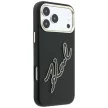 Karl Lagerfeld Smooth Big Resin Signature Logo iPhone 18 Pro Max / 17 Pro Max (KLHCP18X6PFCKSRK) tok, fekete