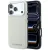 Karl Lagerfeld Grained Elongated Logo MagSafe iPhone 18 Pro / 17 Pro (KLHMP18LPSWGKLE) tok, bézs