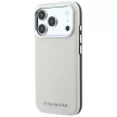 Karl Lagerfeld Grained Elongated Logo MagSafe iPhone 18 Pro / 17 Pro (KLHMP18LPSWGKLE) tok, bézs