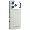 Karl Lagerfeld Grained Elongated Logo MagSafe iPhone 18 Pro / 17 Pro (KLHMP18LPSWGKLE) tok, bézs