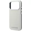 Karl Lagerfeld Grained Elongated Logo MagSafe iPhone 18 Pro / 17 Pro (KLHMP18LPSWGKLE) tok, bézs
