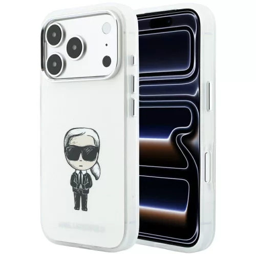Karl Lagerfeld IML Ikonik Sketch Print MagSafe iPhone 18 Pro Max / 17 Pro Max (KLHMP18X6HKIKDE) tok, bézs