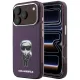 Karl Lagerfeld IML Ikonik Sketch Print MagSafe iPhone 18 Pro / 17 Pro (KLHMP18L6HKIKDR) tok, bordó