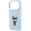 Karl Lagerfeld IML Ikonik Sketch Print MagSafe iPhone 18 Pro Max / 17 Pro Max (KLHMP18X6HKIKDB) tok, világoskék