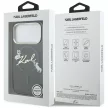 Karl Lagerfeld Script Logo MagSafe iPhone 18 Pro / 17 Pro (KLHMP18L5HKSCAK) tok, fekete