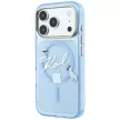 Karl Lagerfeld Script Logo MagSafe iPhone 18 Pro / 17 Pro (KLHMP18L5HKSCAL) tok, világoskék