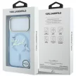 Karl Lagerfeld Script Logo MagSafe iPhone 18 Pro / 17 Pro (KLHMP18L5HKSCAL) tok, világoskék