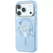 Karl Lagerfeld Script Logo MagSafe iPhone 18 Pro / 17 Pro (KLHMP18X5HKSCAL) tok, világoskék