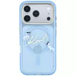 Karl Lagerfeld Script Logo MagSafe iPhone 18 Pro / 17 Pro (KLHMP18X5HKSCAL) tok, világoskék
