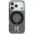 Karl Lagerfeld IML Ring St 360 Kameo Metal MagSafe iPhone 18 Pro / 17 Pro (KLHMP18L6HRSMKMK) tok, fekete