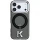 Karl Lagerfeld IML Ring St 360 Kameo Metal MagSafe iPhone 18 Pro Max / 17 Pro Max (KLHMP18X6HRSMKMK) tok, fekete