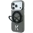 Karl Lagerfeld IML Ring St 360 Kameo Metal MagSafe iPhone 18 Pro Max / 17 Pro Max (KLHMP18X6HRSMKMK) tok, fekete