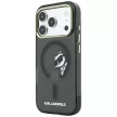 Karl Lagerfeld Peekaboo Logo MagSafe iPhone 18 Pro / 17 Pro (KLHMP18L6HCPSCK) tok, fekete