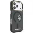Karl Lagerfeld Peekaboo Logo MagSafe iPhone 18 Pro / 17 Pro (KLHMP18L6HCPSCK) tok, fekete