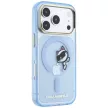 Karl Lagerfeld Peekaboo Logo MagSafe iPhone 18 Pro Max / 17 Pro Max (KLHMP18X6HCPSCB) tok, kék