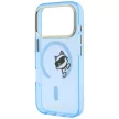 Karl Lagerfeld Peekaboo Logo MagSafe iPhone 18 Pro Max / 17 Pro Max (KLHMP18X6HCPSCB) tok, kék