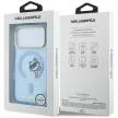 Karl Lagerfeld Peekaboo Logo MagSafe iPhone 18 Pro Max / 17 Pro Max (KLHMP18X6HCPSCB) tok, kék