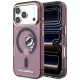 Karl Lagerfeld Peekaboo Logo MagSafe iPhone 18 Pro / 17 Pro (KLHMP18L6HCPSCR) tok, bordó