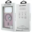 Karl Lagerfeld Peekaboo Logo MagSafe iPhone 18 Pro / 17 Pro (KLHMP18L6HCPSCR) tok, bordó