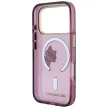 Karl Lagerfeld Peekaboo Logo MagSafe iPhone 18 Pro Max / 17 Pro Max (KLHMP18X6HCPSCR) tok, bordó