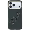 Karl Lagerfeld IML Big Signature Resin Metal Frame iPhone 18 Pro Max / 17 Pro Max (KLHCP18X6HCKSRK) tok, fekete