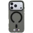BMW M IML Frosted Metal Logo & Trims MagSafe iPhone 18 Pro Max / 17 Pro Max (BMHMP18X26HTFMILK) tok, fekete