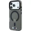 BMW M IML Frosted Metal Logo & Trims MagSafe iPhone 18 Pro Max / 17 Pro Max (BMHMP18X26HTFMILA) tok, antracit