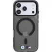 BMW M IML Frosted Metal Logo & Trims MagSafe iPhone 18 Pro Max / 17 Pro Max (BMHMP18X26HTFMILA) tok, antracit