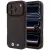 BMW M IML Frosted Metal Logo & Trims MagSafe iPhone 18 Pro / 17 Pro (BMHMP18L26HTFMILR) tok, bordó