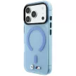 BMW M IML Frosted Metal Logo & Trims MagSafe iPhone 18 Pro / 17 Pro (BMHMP18L26HTFMILB) tok, kék