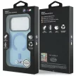 BMW M IML Frosted Metal Logo & Trims MagSafe iPhone 18 Pro / 17 Pro (BMHMP18L26HTFMILB) tok, kék