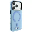 BMW M IML Frosted Metal Logo & Trims MagSafe iPhone 18 Pro Max / 17 Pro Max (BMHMP18X26HTFMILB) tok, kék