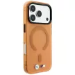 BMW M IML Frosted Metal Logo & Trims MagSafe iPhone 18 Pro / 17 Pro (BMHMP18L26HTFMILO) tok, narancssárga