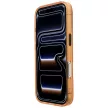 BMW M IML Frosted Metal Logo & Trims MagSafe iPhone 18 Pro / 17 Pro (BMHMP18L26HTFMILO) tok, narancssárga