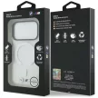 BMW M IML Frosted Metal Logo & Trims MagSafe iPhone 18 Pro / 17 Pro (BMHMP18L26HTFMILH) tok, átlátszó