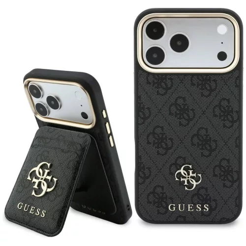 Guess 4G wallet MagSafe iPhone 18 Pro / 17 Pro (GUBPHCP18LP4SM44CK) tok, fekete
