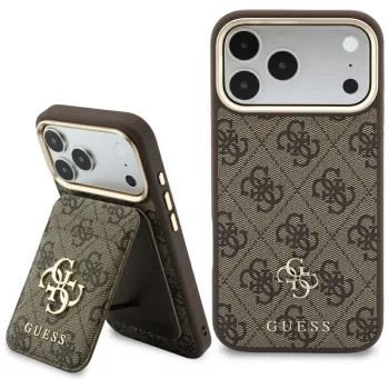   Guess 4Gwallet MagSafe iPhone 18 Pro Max / 17 Pro Max (GUBPHCP18XP4SM44CW) tok, barna
