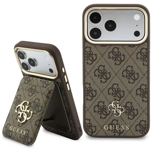 Guess 4Gwallet MagSafe iPhone 18 Pro Max / 17 Pro Max (GUBPHCP18XP4SM44CW) tok, barna